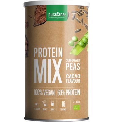 Purasana Protein mix pea sunflower cacao vegan bio (400g) 400g