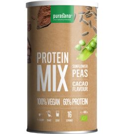 Purasana Purasana Protein mix pea sunflower cacao vegan bio (400g)