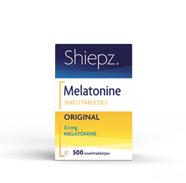 Koopjes Drogisterij Shiepz Melatonine original (500tb) aanbieding