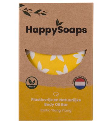 Happysoaps Body oil bar exotic ylang ylang (70g) 70g