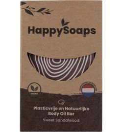 HappySoaps Happysoaps Body oil bar sweet sandelwood (70g)