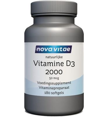 Nova Vitae Vitamine D3 2000 50mcg (180sft) 180sft