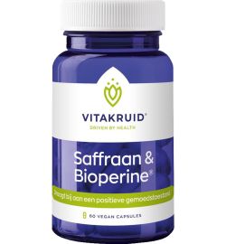 Vitakruid Vitakruid Saffraan 28 mg (Affron) & bioperine (60vc)