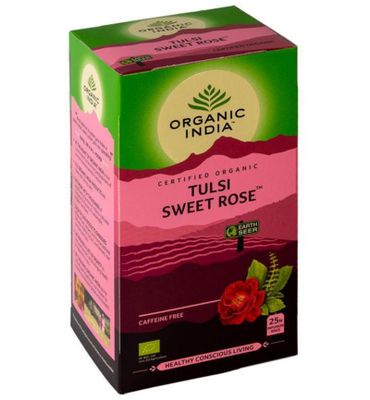 Organic India Tulsi sweet rose thee bio (25st) 25st
