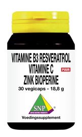 SNP Snp NMN Resveratrol gebufferde vit C zink bioperine (30vc)