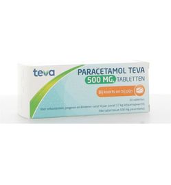 Teva Teva Paracetamol 500 milligram (30tb)