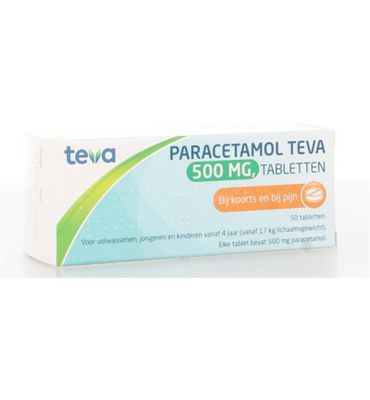 Teva Paracetamol 500 milligram (50tb) 50tb