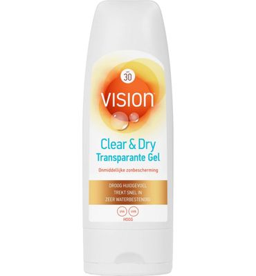 Vision Clear & dry transparante gel SPF30 (185ml) 185ml