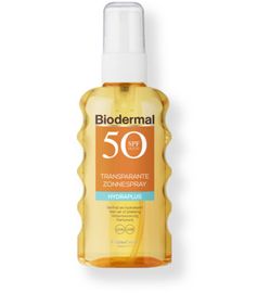 Biodermal Biodermal Hydra plus transparante zonnespray SPF50 (175ml)