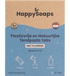 Happysoaps Tandpasta tabs met fluoride navulverpakking (62tb) 62tb thumb