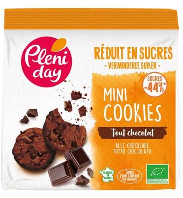 Pleniday Chocolate chip cookies mini -44% suiker bio (150g) 150g