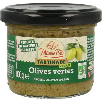 Mamie Bio Tapenade groene olijf bio vega n (100g) 100g