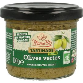 Mamie Bio Mamie Bio Tapenade groene olijf bio vega n (100g)
