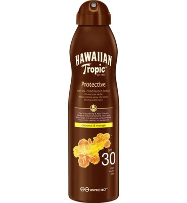 Hawaiian Tropic Protective dry oil m&c c-spray SPF30 (180ml) 180ml