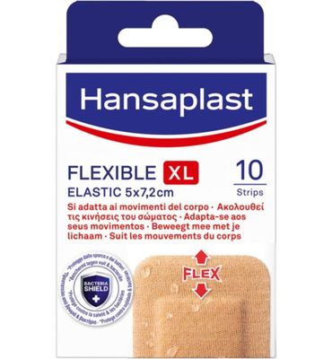 Hansaplast Flexible XL 5 x 7.2cm (10st) 10st