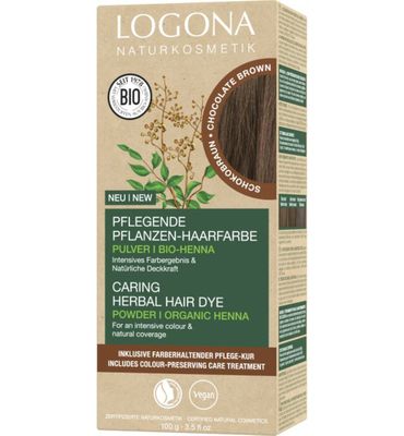 Logona Haarkleur 091 chocolade bruin (100g) 100g
