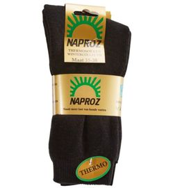 Naproz Naproz Thermo sokken zwart maat 43-46 (3paar)