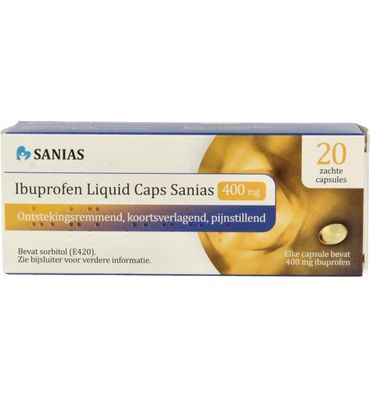Sanias Ibuprofen liquid 400mg (20ca) 20ca