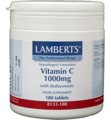 Lamberts Vitamine C 1000mg & bioflavonoiden (180tb) 180tb