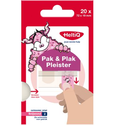 HeltiQ Pak & plak roze (20st) 20st