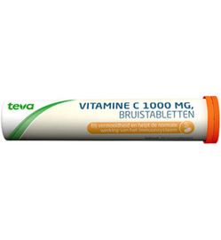 Teva Teva Vitamine C 1000mg bruistabletten (20tb)
