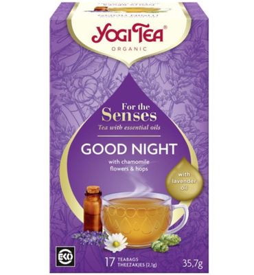 Yogi Tea Tea for the senses good night bio (17st) 17st