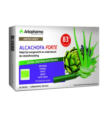 Arkofluides Alcachofa forte bio (20amp) 20amp