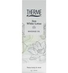 Therme Zen white lotus massage oil (125ml) 125ml thumb