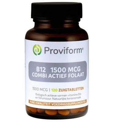 Proviform Vitamine B12 1500mcg combi actief folaat (120zt) 120zt