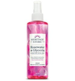 Heritage Store Heritage Store Rosewater with glycerin (237ml)