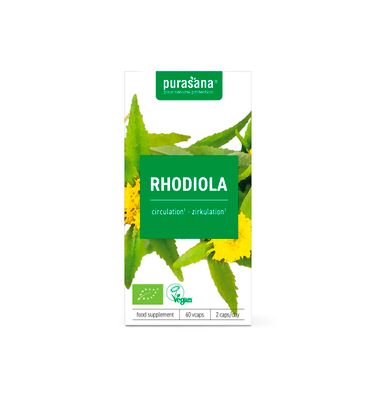 Purasana Rhodiola rozenwortel (60vc) 60vc
