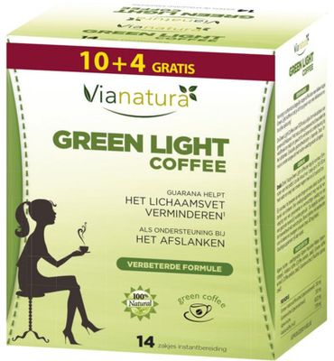 Vianatura Green light coffee 10+4 gratis (14st) 14st
