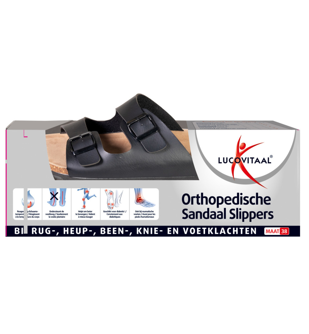 Sandalen met 2025 orthopedisch voetbed