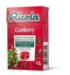 Ricola Cranberry suikervrij doosje (50g) 50g thumb