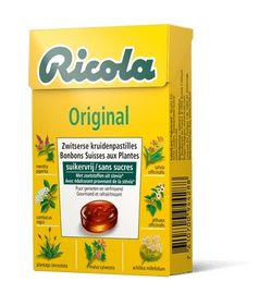 Ricola Ricola Original suikervrij doosje (50g)