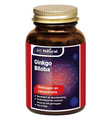 All Natural Ginco biloba one a day (60ca) 60ca