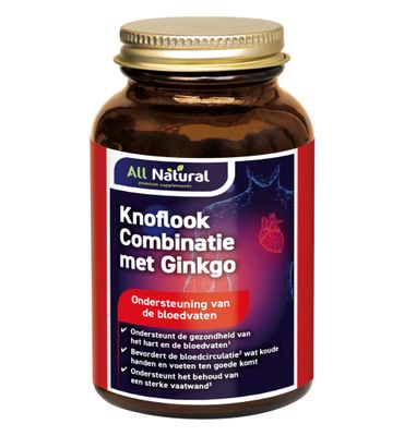All Natural Knoflook combinatie met ginkgo (100ca) 100ca