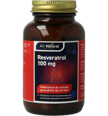 All Natural Resveratrol 100mg (60ca) 60ca