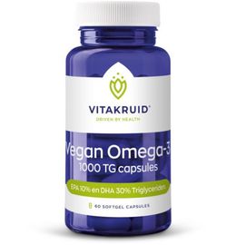 Vitakruid Vitakruid Omega 3 1000 tg vegan (60sft)