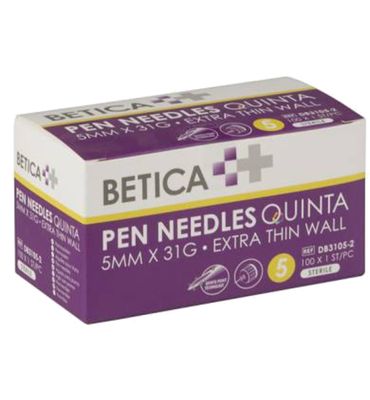 Betica Pen needle 5mm x 31gram (100st) 100st