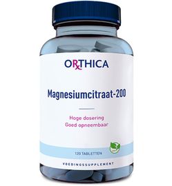 Orthica Orthica Magnesium citraat 200 (120tb)
