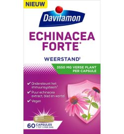 Koopjes Drogisterij Davitamon Echinacea forte (60ca) aanbieding
