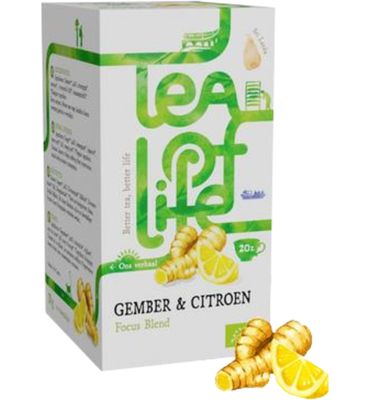 Tea of Life Focus blend gember & citroen (20st) 20st
