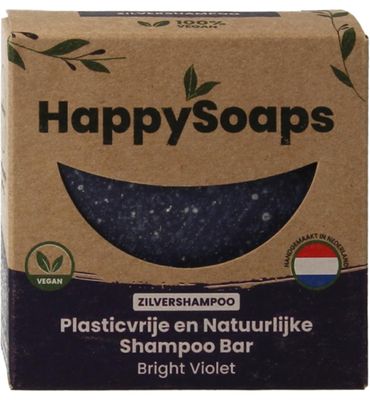 Happysoaps Shampoo bar bright violet (70g) 70g