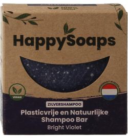 HappySoaps Happysoaps Shampoo bar bright violet (70g)