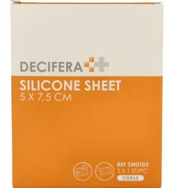 Decifera Decifera Silicone sheet 5 x 7.5cm (5st)