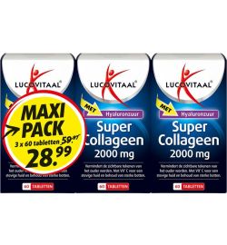 Lucovitaal Lucovitaal Super collageen 3-pack (180tb)