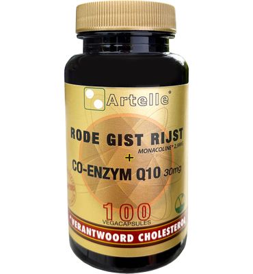 Artelle Rode gist rijst Q10 (100ca) 100ca