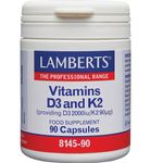 Lamberts Vitamine D3 2000IE en K2 90mcg (90ca) 90ca thumb