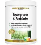 Golden Naturals Supergreens & probiotica (300g) 300g thumb